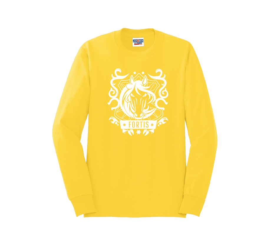 Faith House Long Sleeve T-Shirt (Unisex Fit) (White Art)