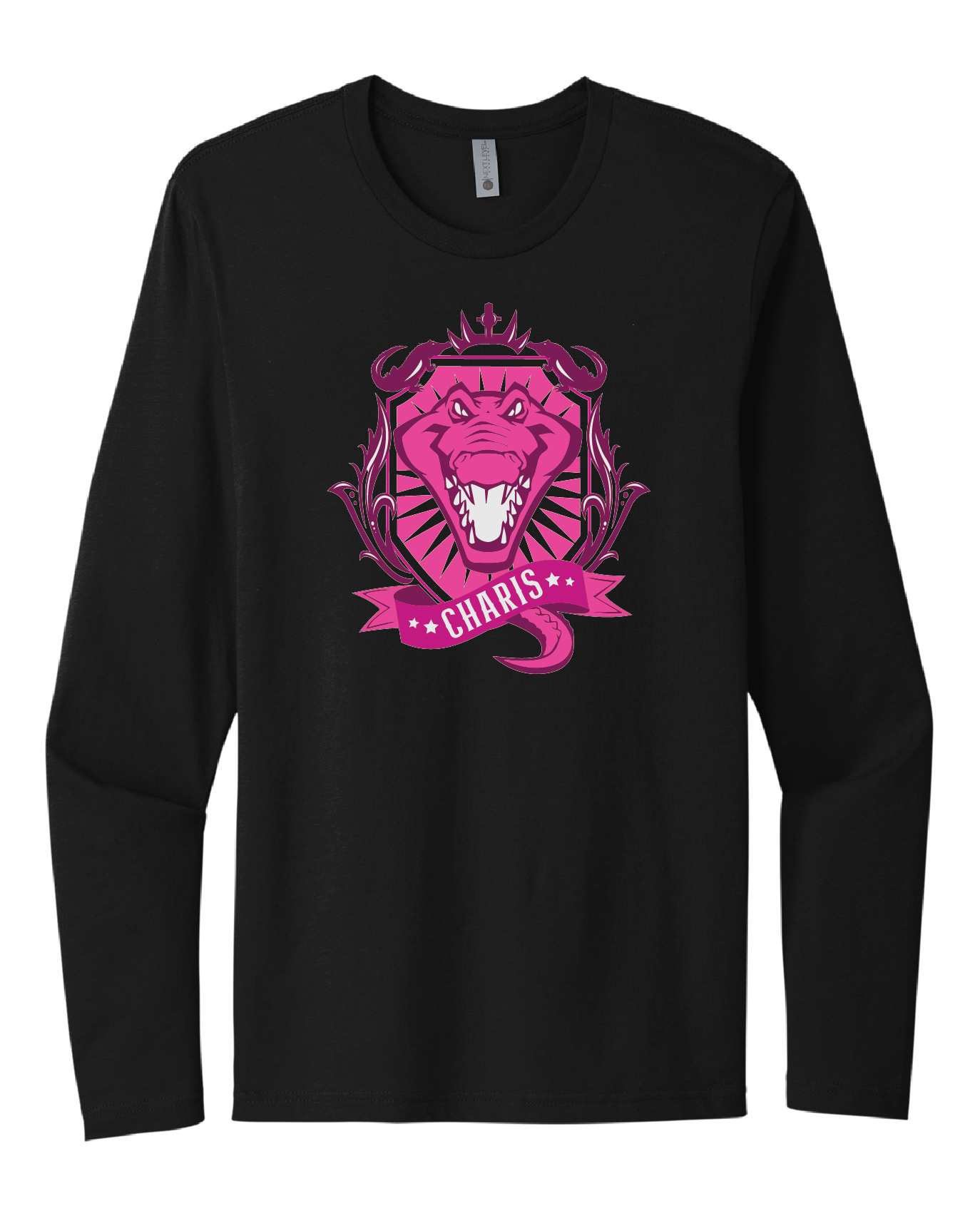 Faith House Long Sleeve T-Shirt (Unisex Fit) (Black)