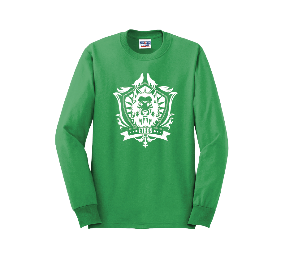 Faith House Long Sleeve T-Shirt (Unisex Fit) (White Art)