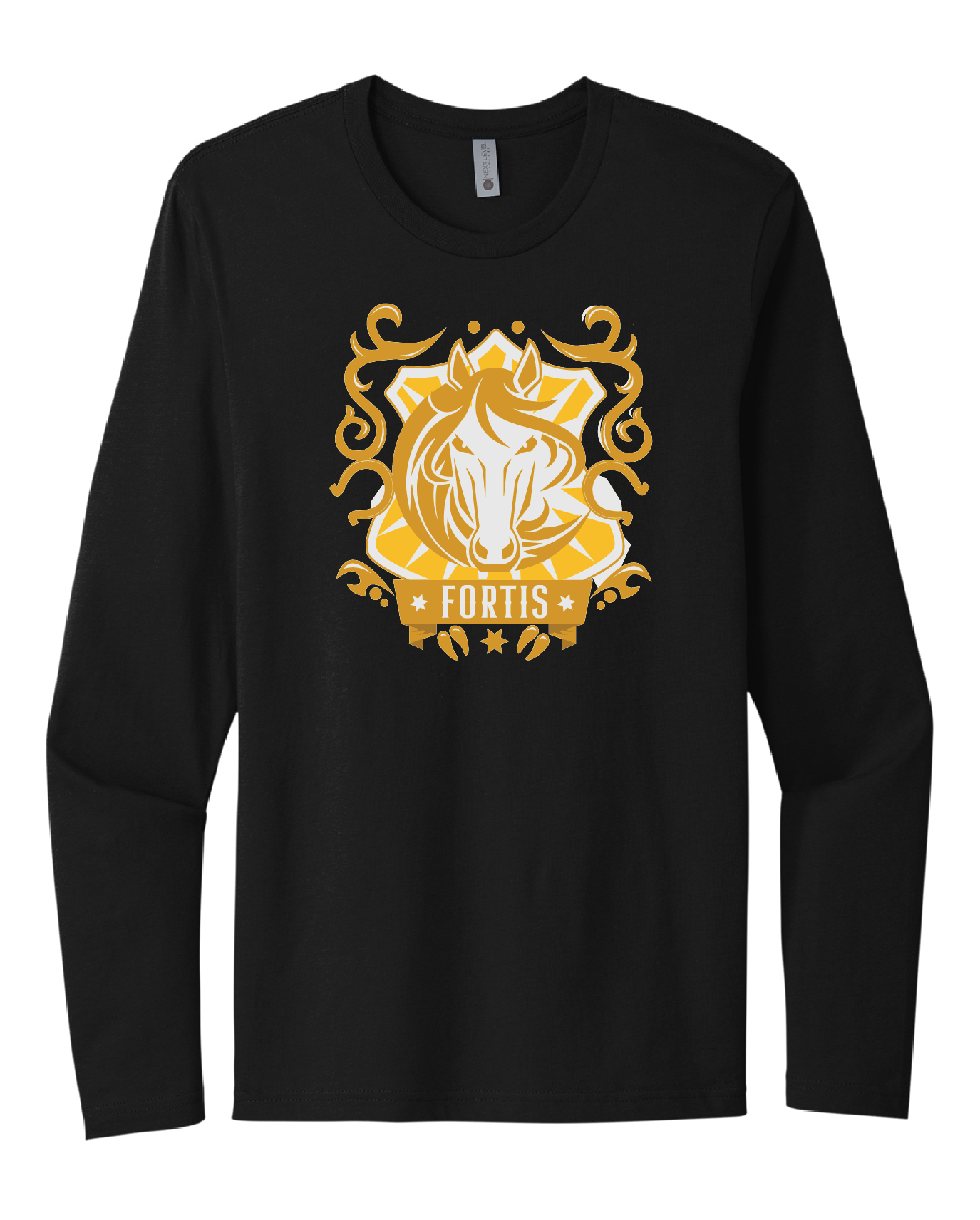 Faith House Long Sleeve T-Shirt (Unisex Fit) (Black)